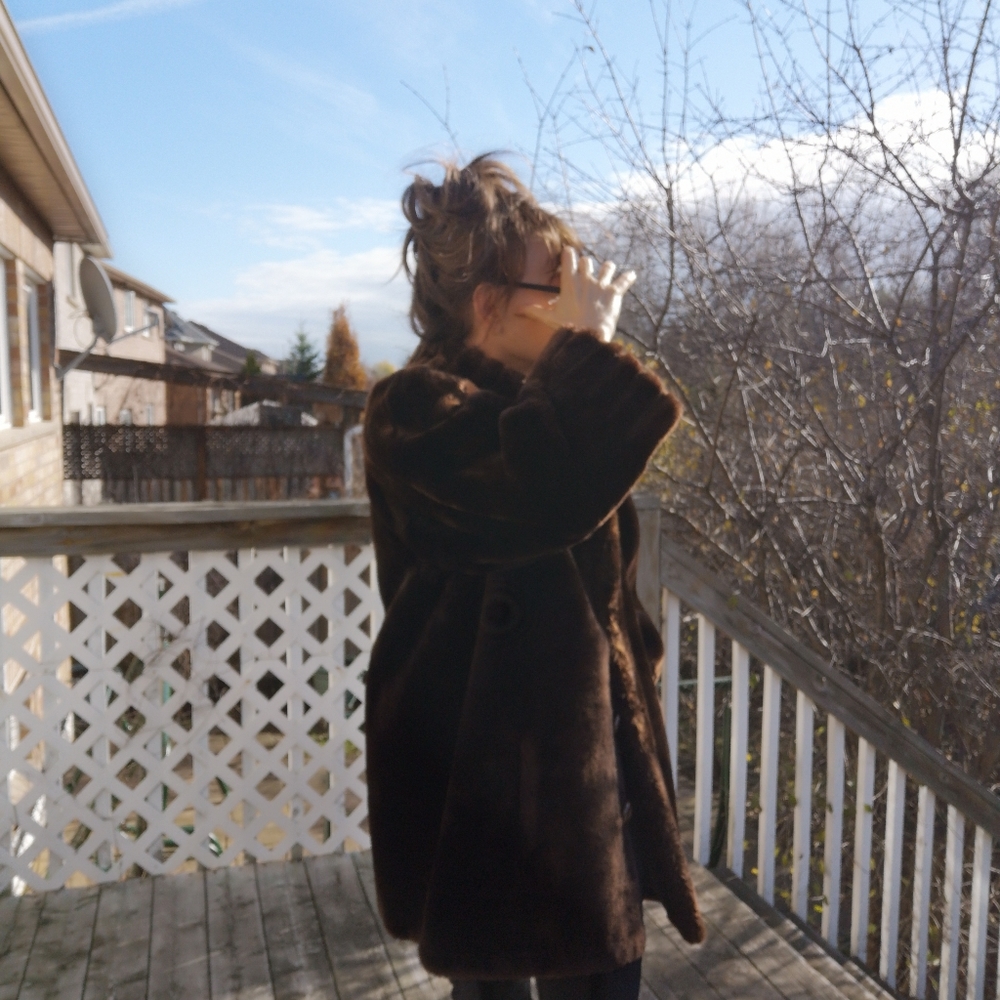 WINTER FUR COAT M/L - Picture 10 of 13